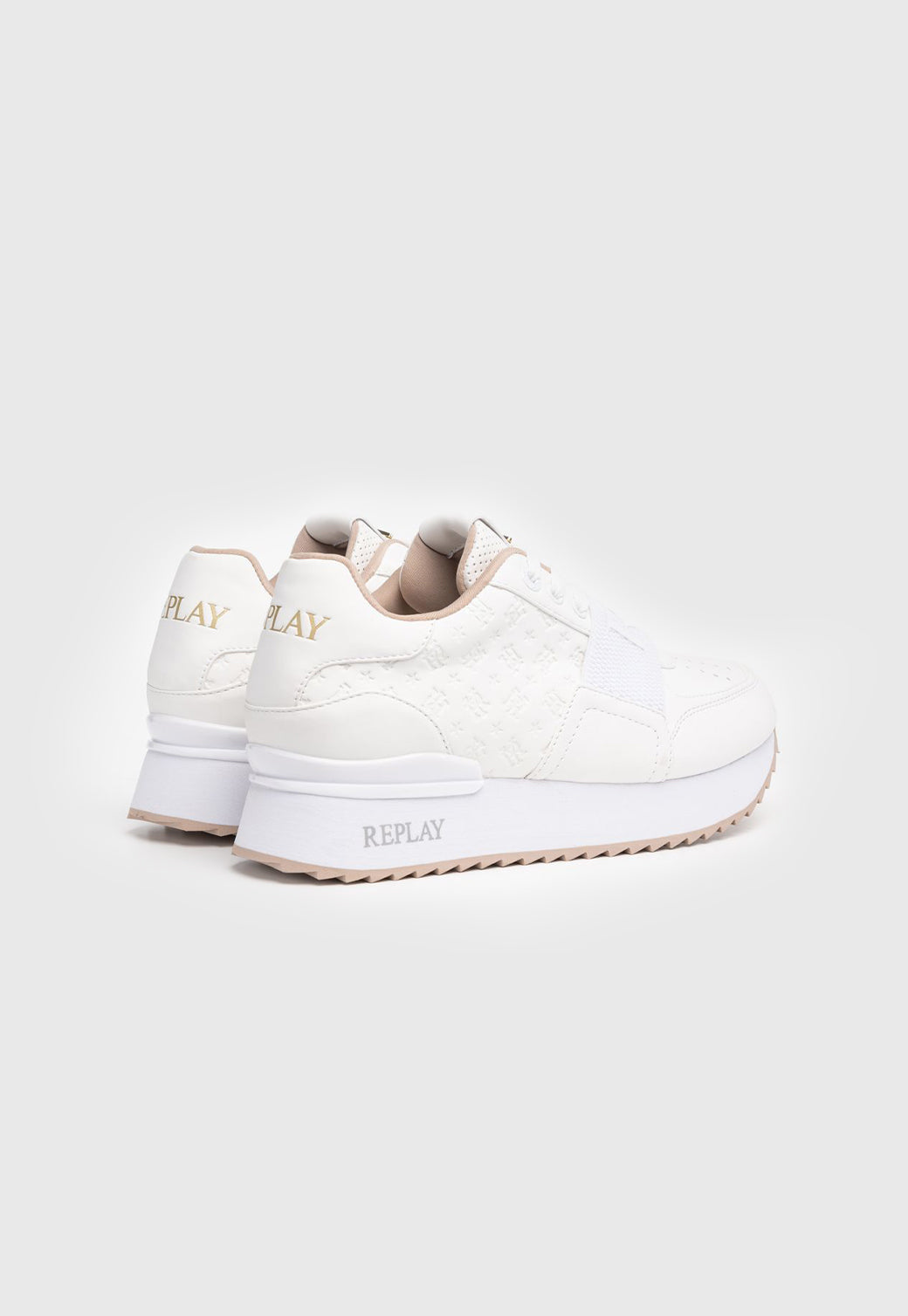 סניקרס נשים PENNY בצבע לבן