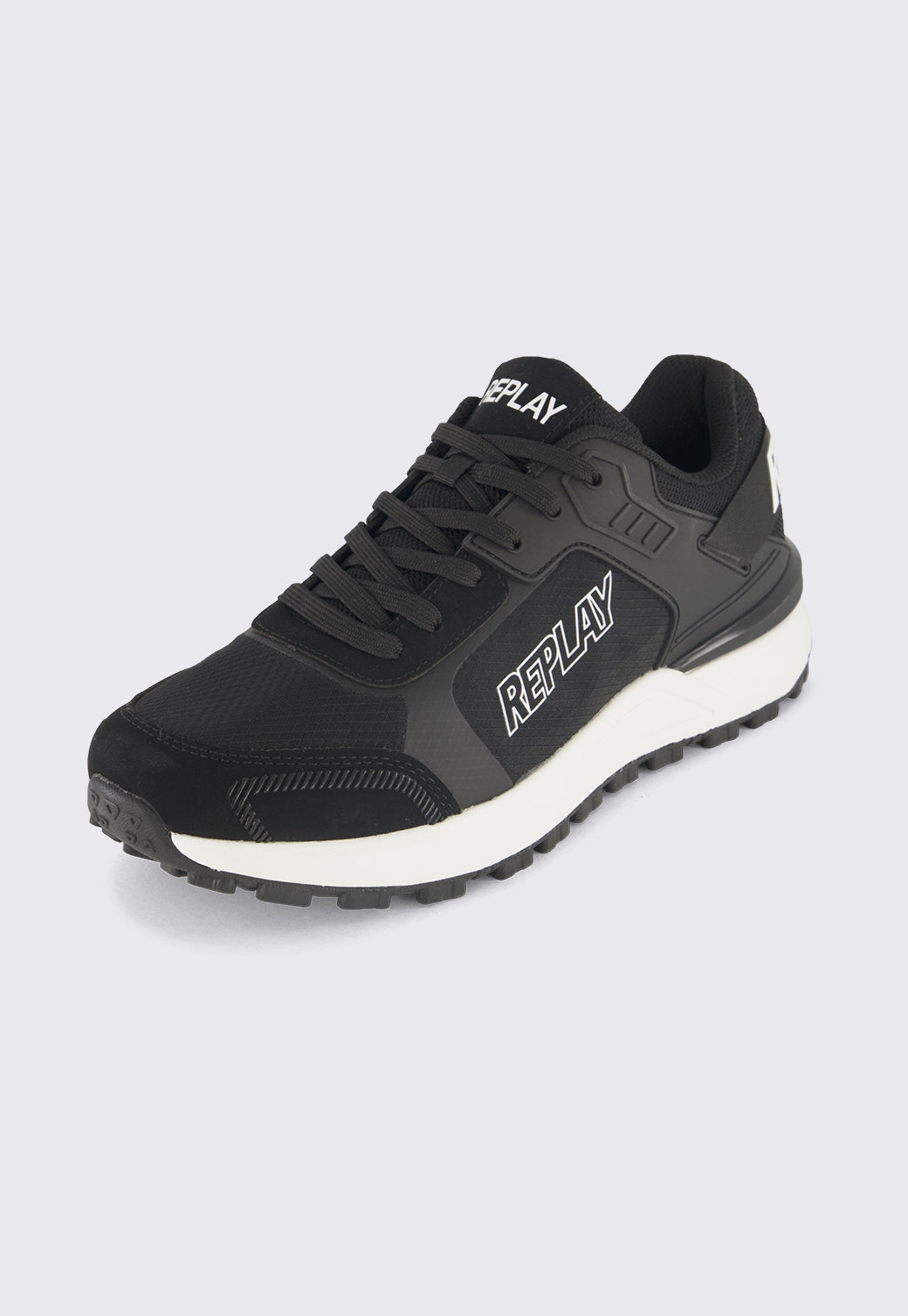 סניקרס לגברים MATY ONE בצבע שחור-לבן