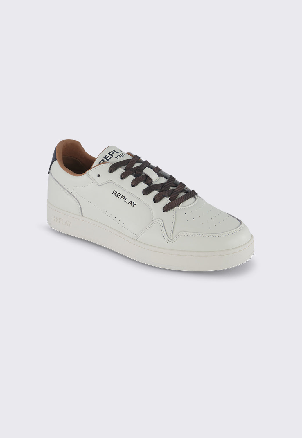 סניקרס SMASH CHOICE בגוון לבן וכחול לגברים