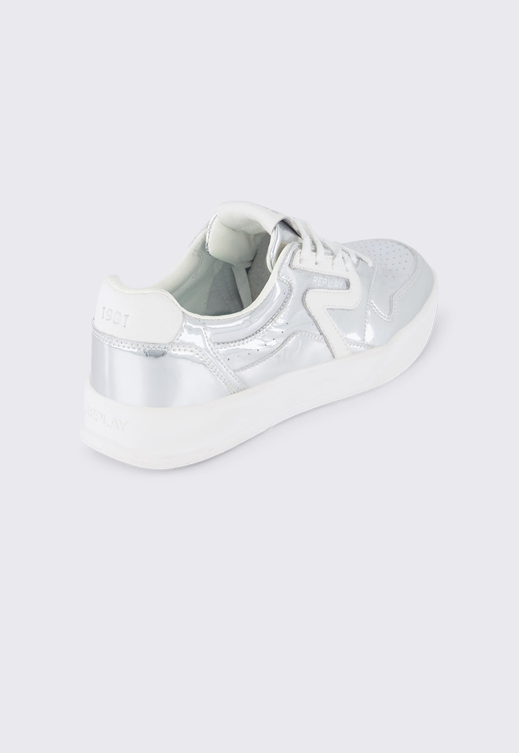 סניקרס OYZONE W MIRROR כסוף