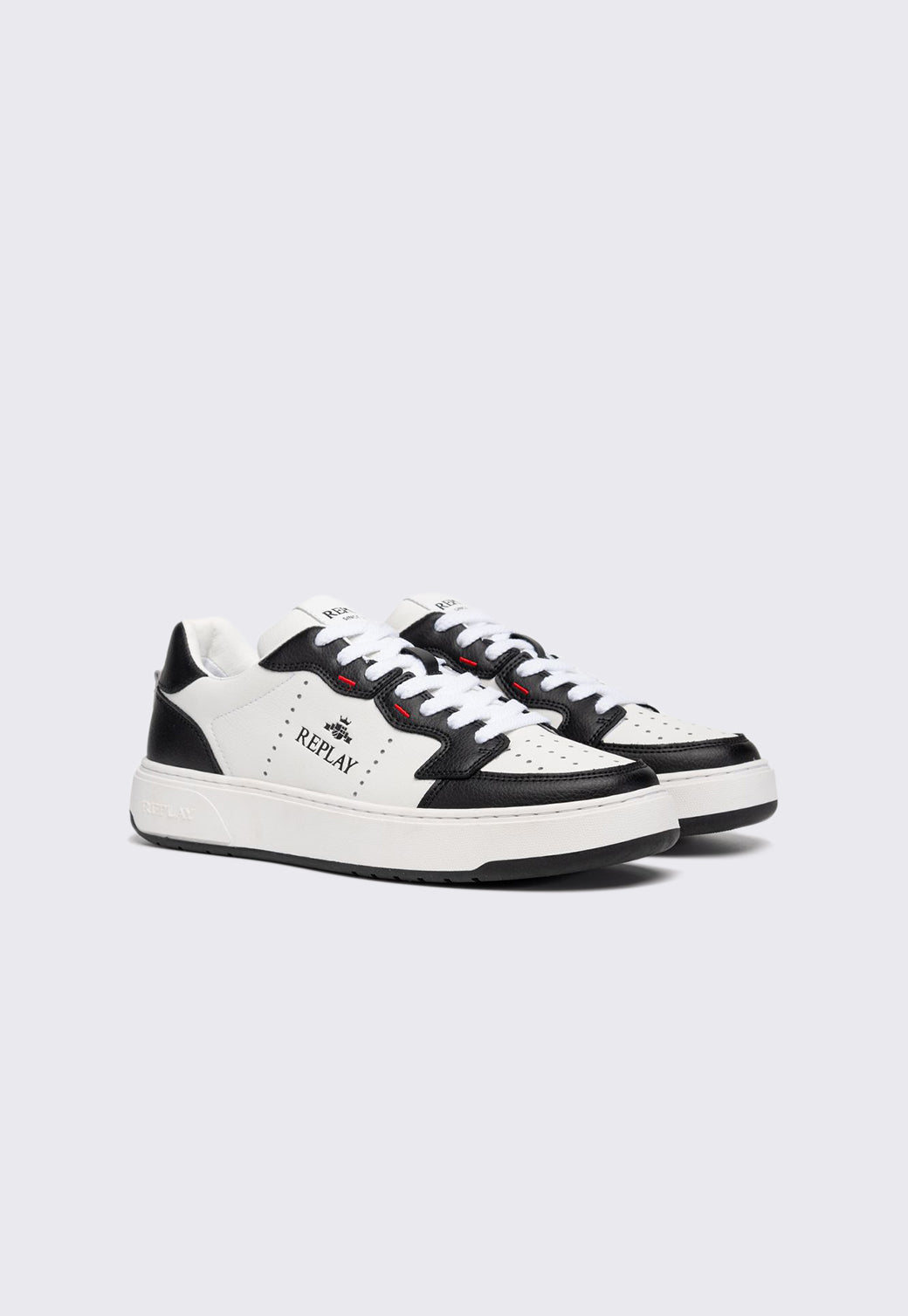 סניקרס לגברים KAI ACTION בצבע לבן-שחור