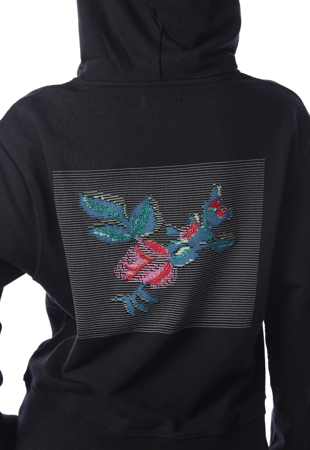 קפוצון רקמת פרח ריפליי בגב נשים