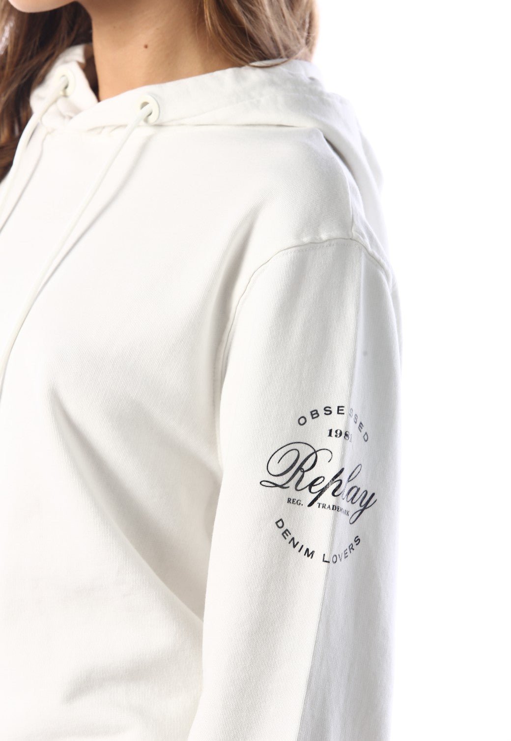 קפוצון הדפס תמונה בגב נשים