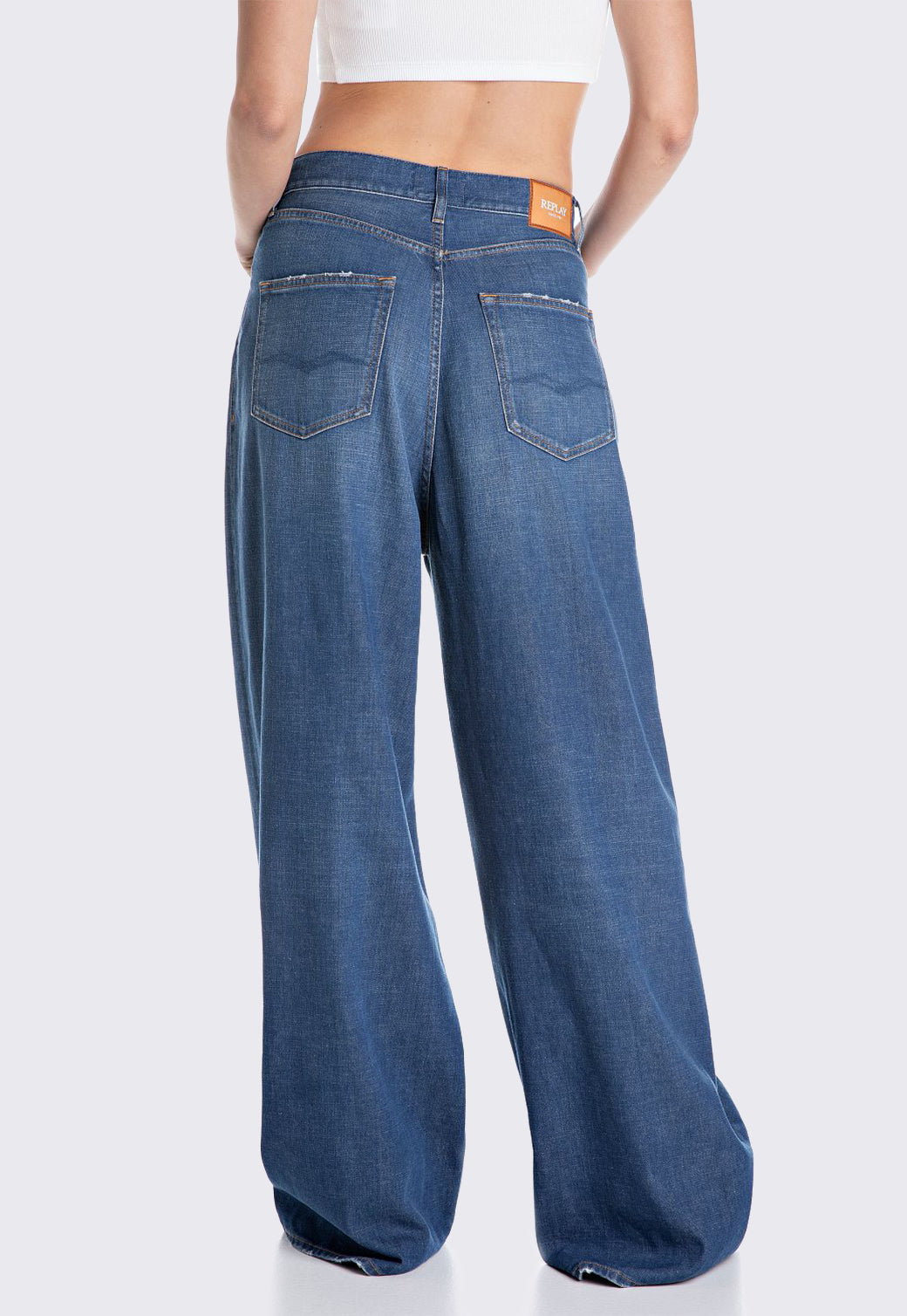 ג'ינס MARGOT בגזרה גבוהה בצבע כחול