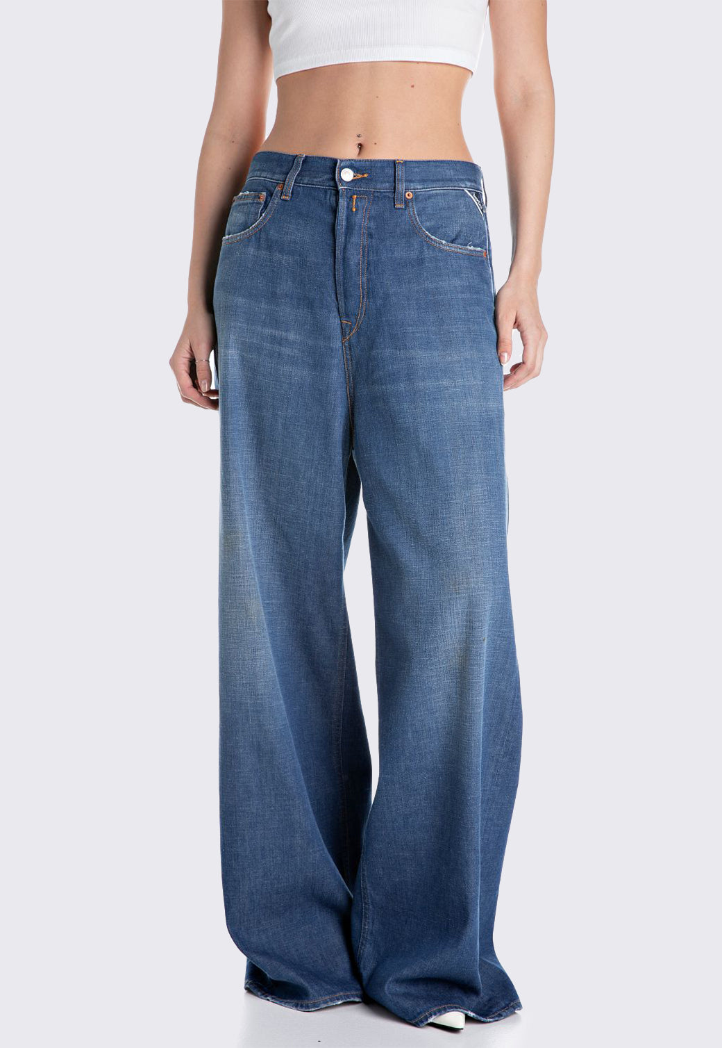 ג'ינס MARGOT בגזרה גבוהה בצבע כחול