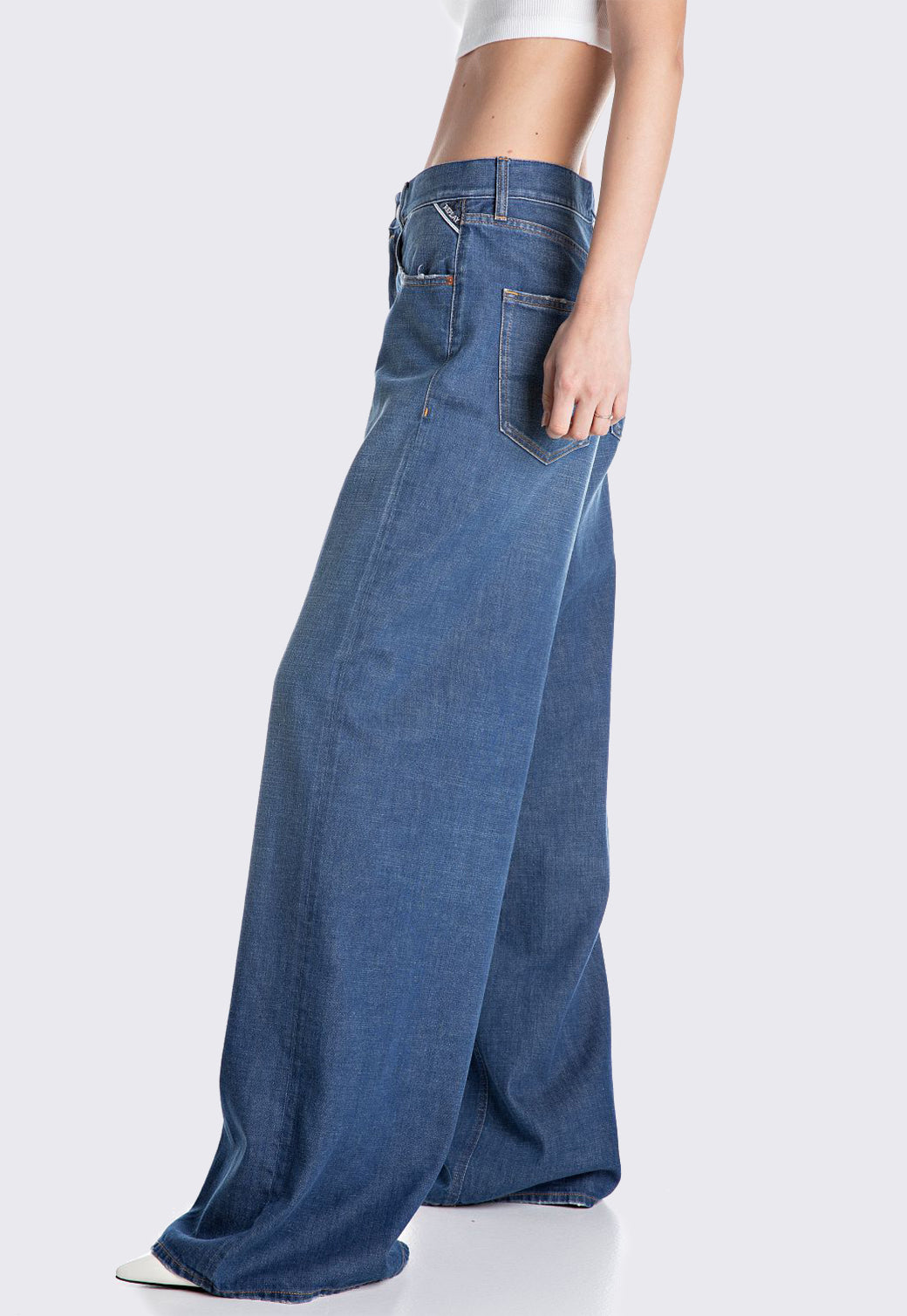 ג'ינס MARGOT בגזרה גבוהה בצבע כחול