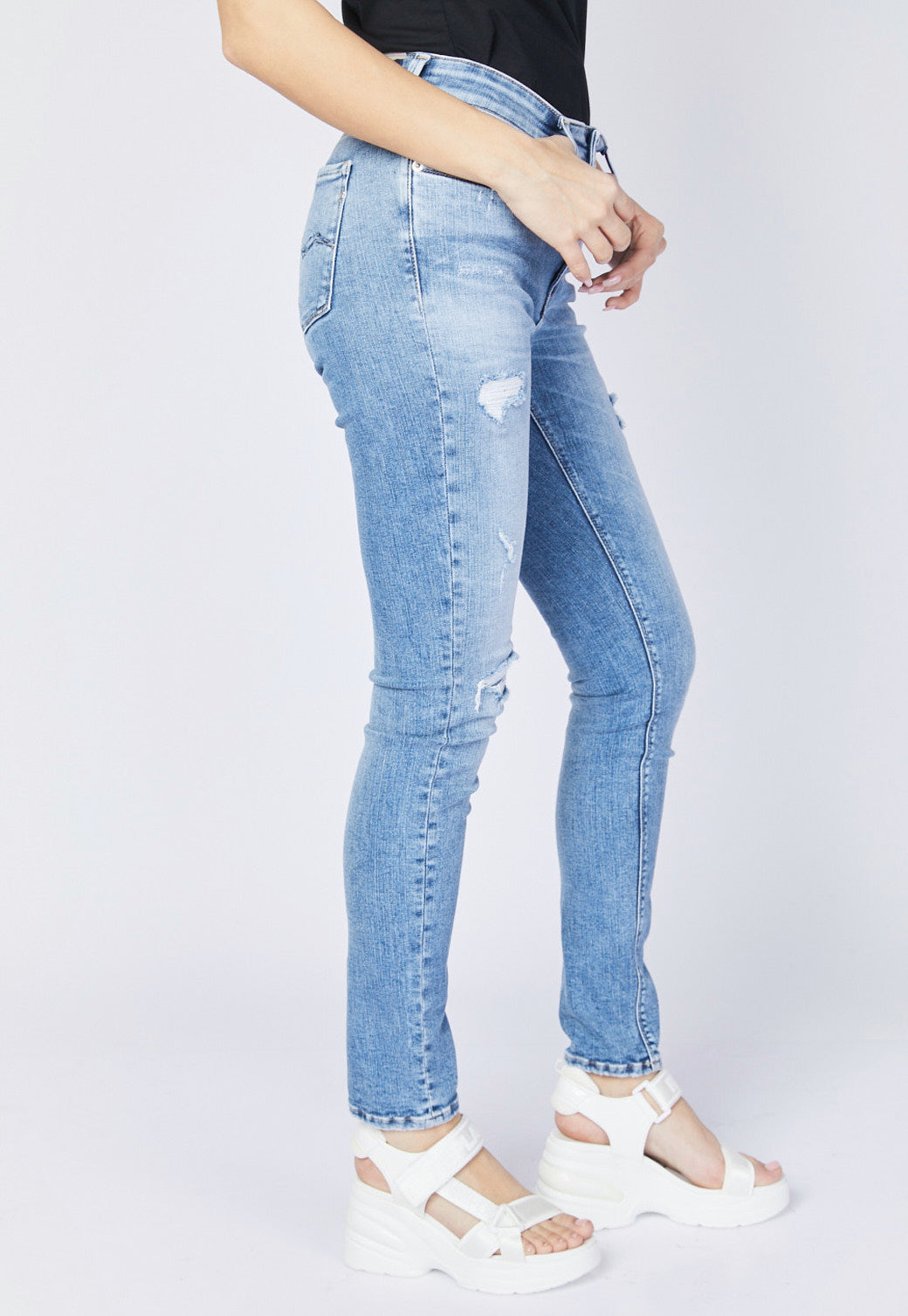 ג׳ינס סקיני גבוה נשים