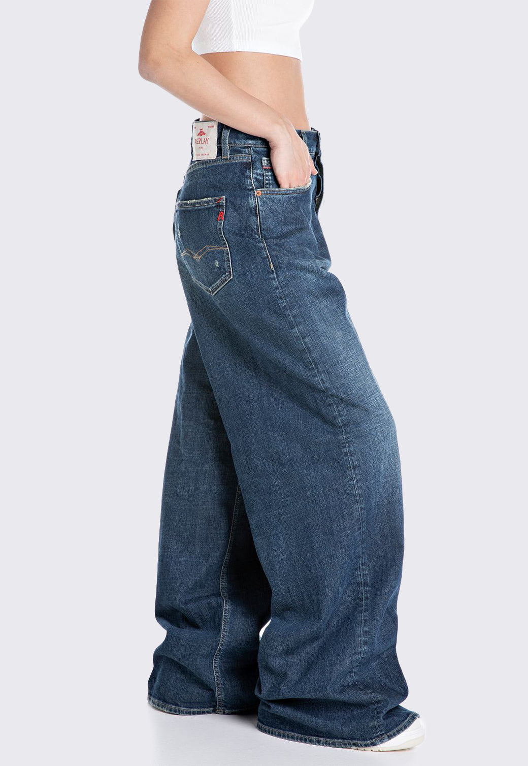 ג'ינס MARGOT נשים בגזרה רחבה