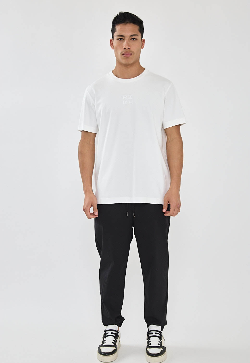 מכנסיים ארוכים RAYON בצבע שחור