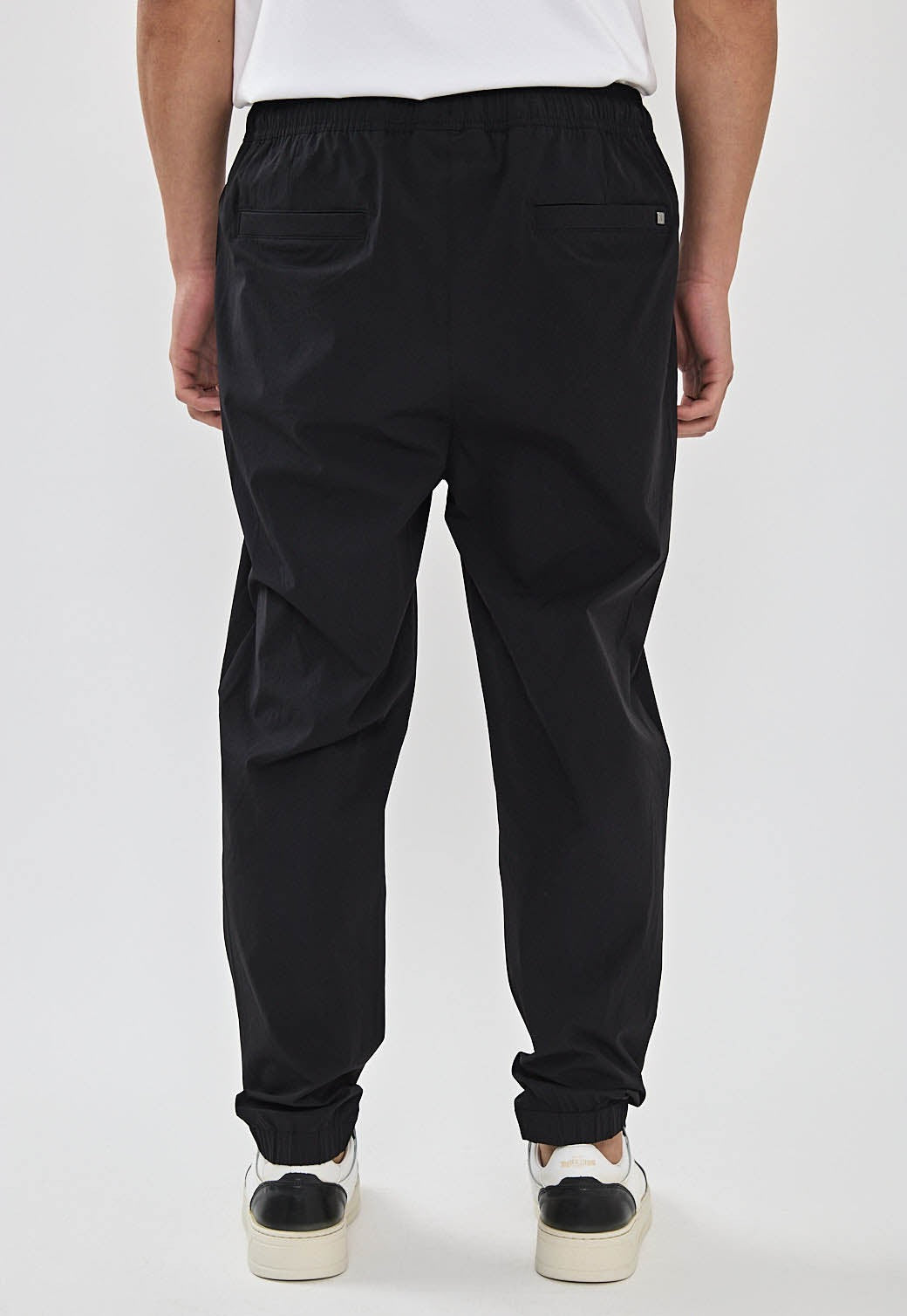 מכנסיים ארוכים RAYON בצבע שחור