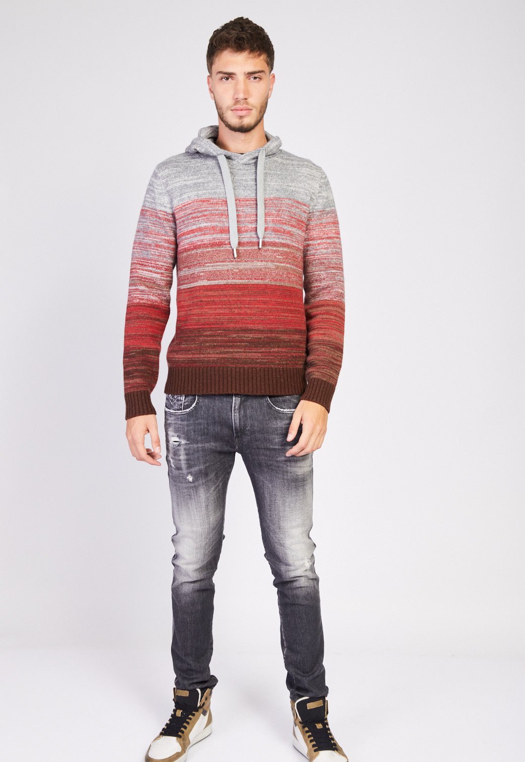 ג'ינס Anbass Slim עם שפשופים גברים - Replay