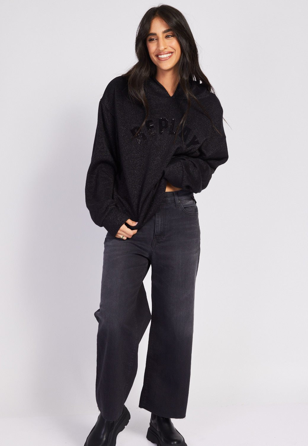 ג'ינס Fahra High Waist נשים - Replay