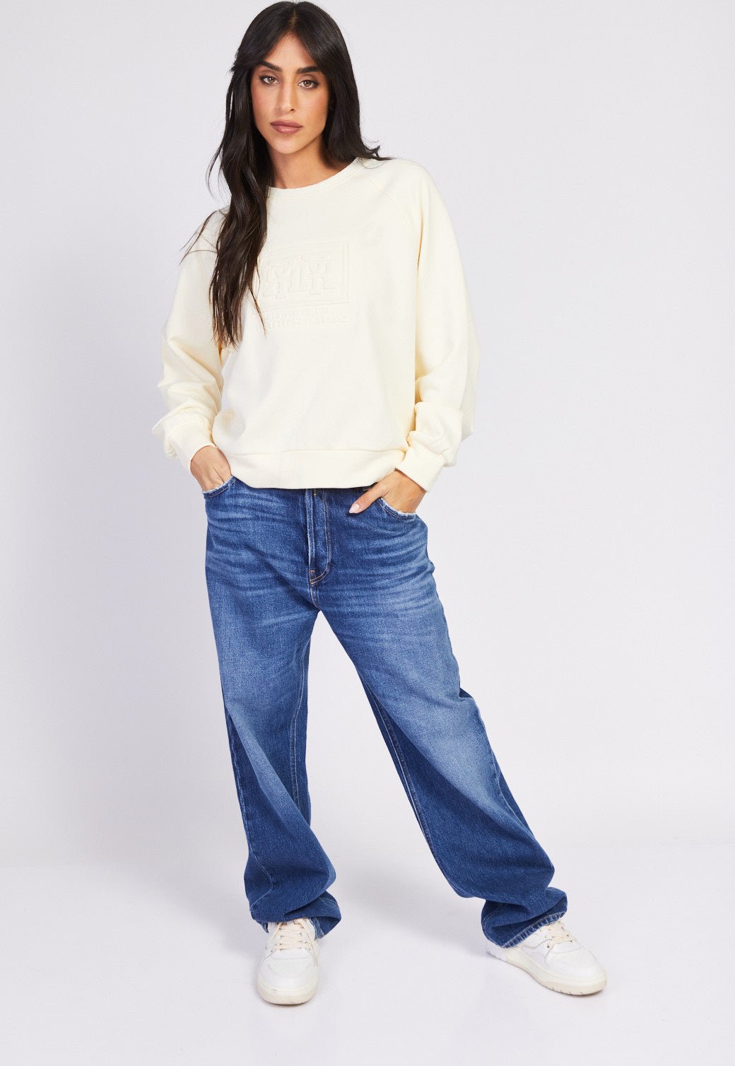 ג'ינס Jaylie רחב נשים - Replay