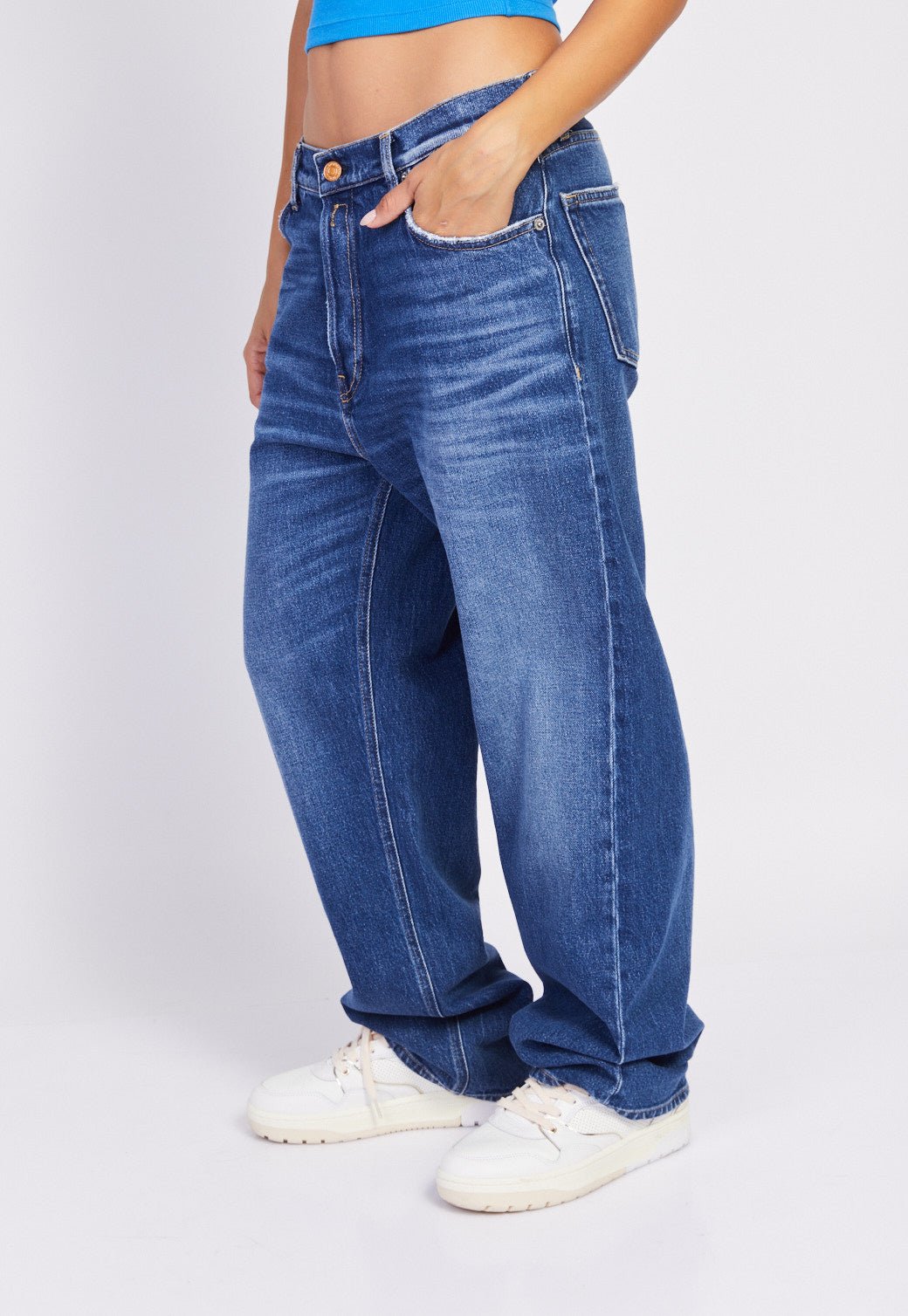 ג'ינס Jaylie רחב נשים - Replay