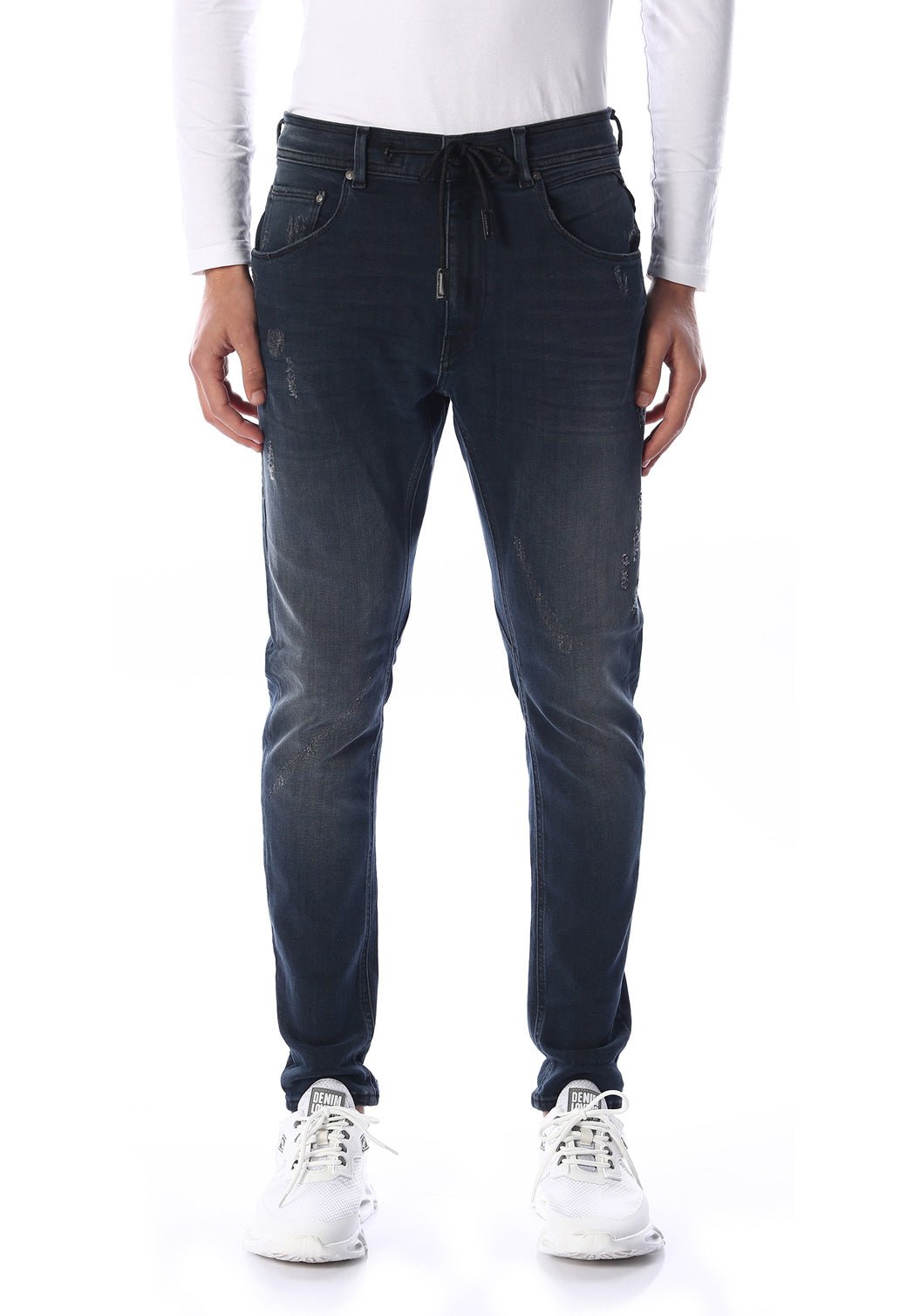 ג'ינס Kovic Super Slim משופשף לגברים - Replay