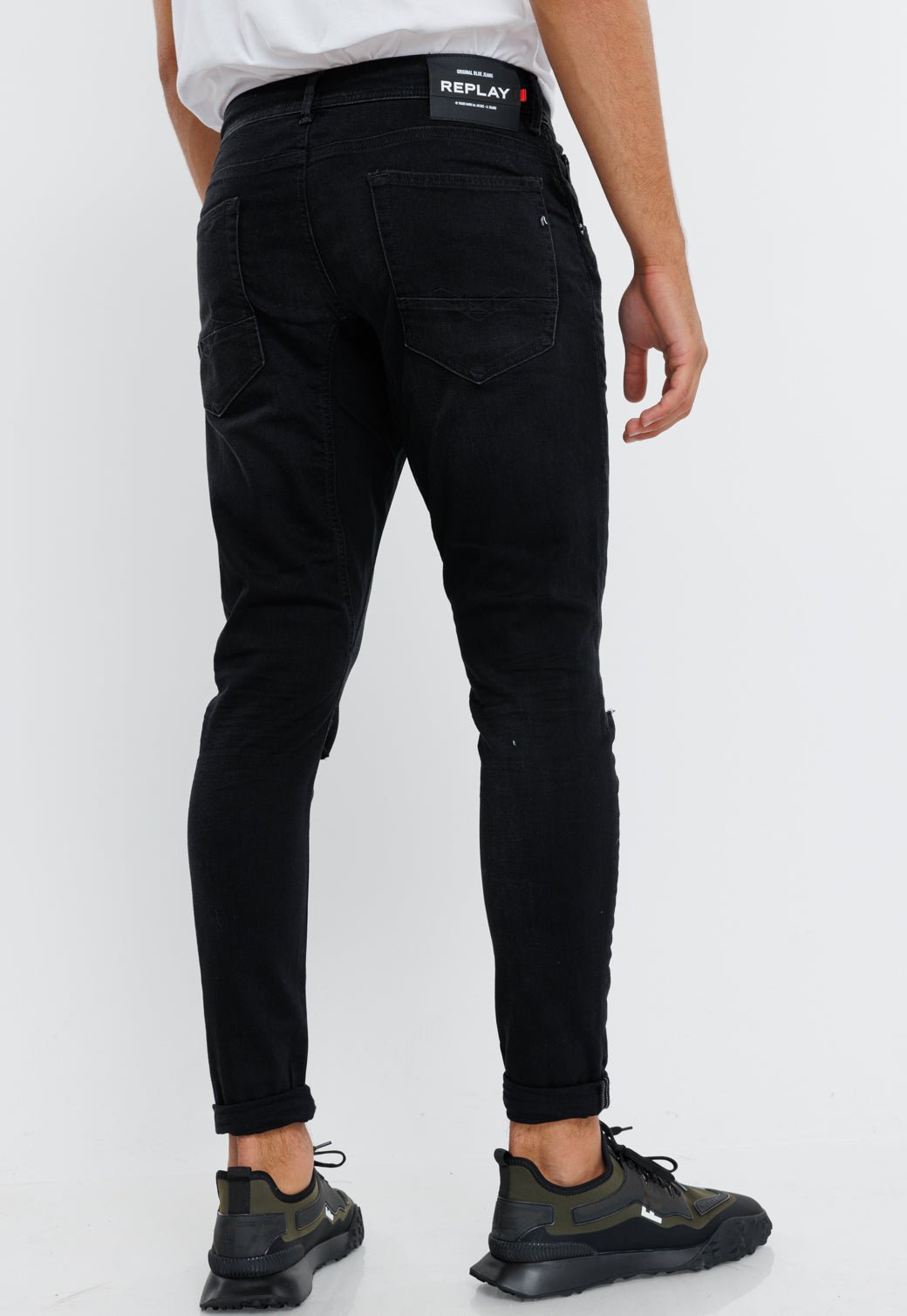 ג’ינס משופשף גברים - Replay