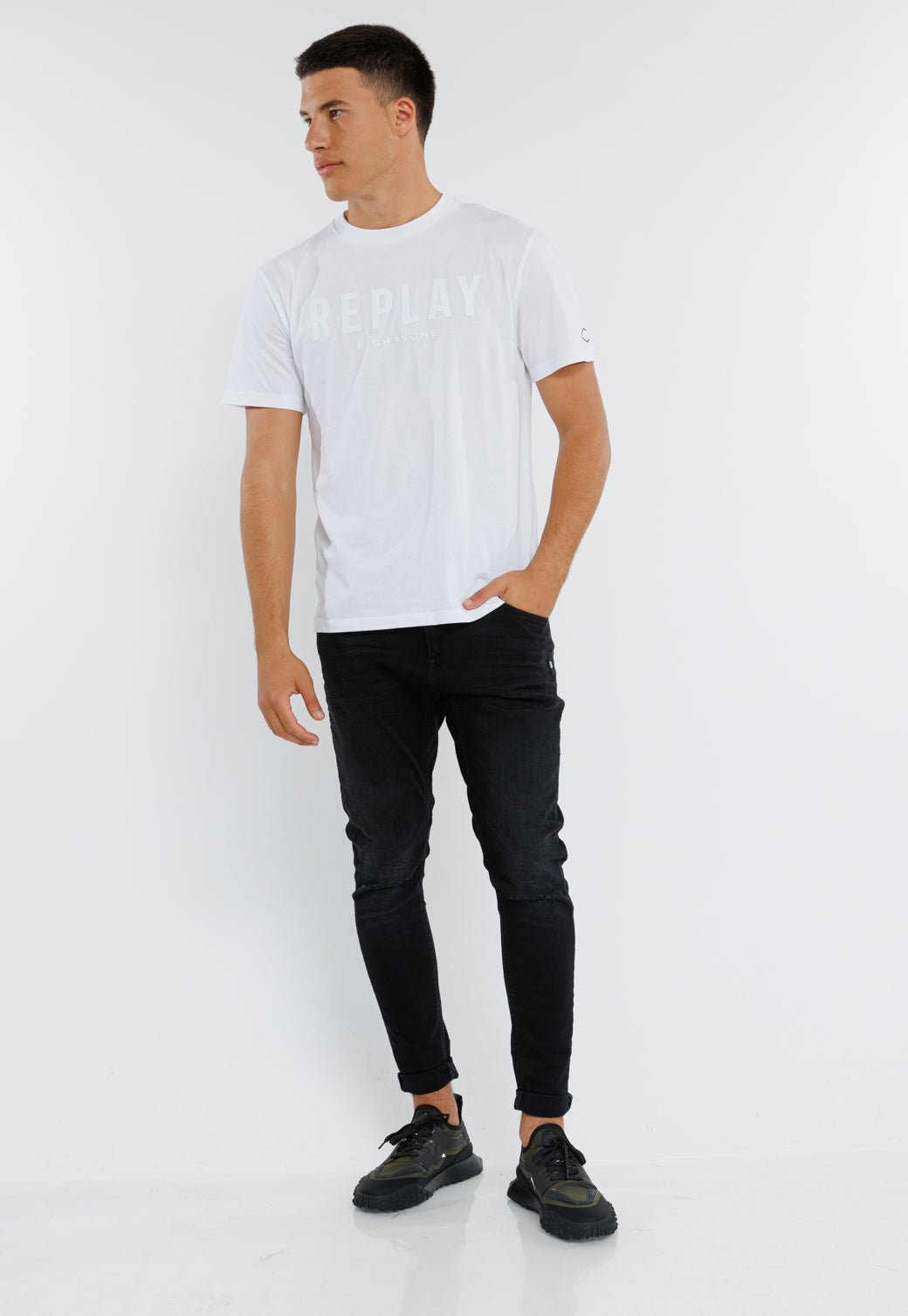 ג’ינס משופשף גברים - Replay