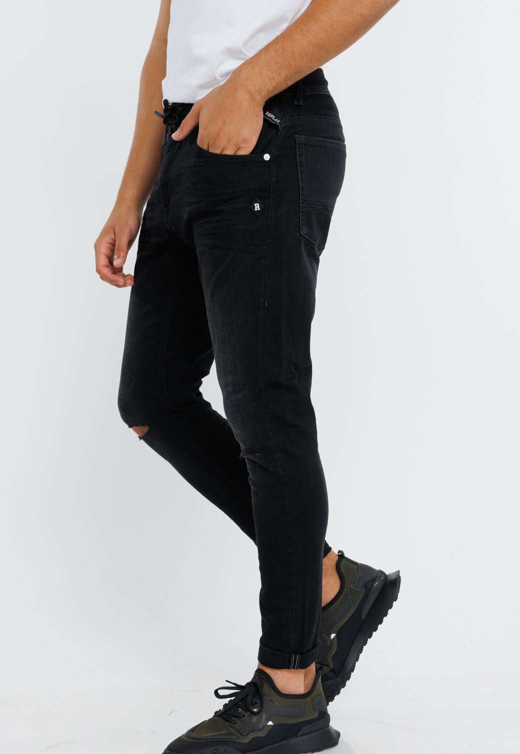 ג’ינס משופשף גברים - Replay