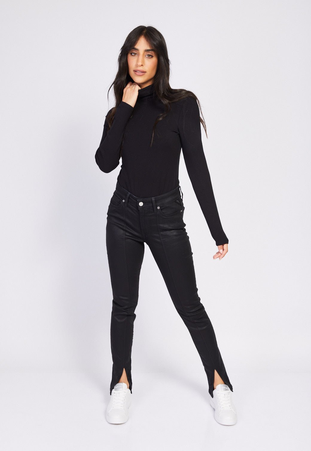 ג'ינס סקיני Luzien עם שסע בחזית נשים - Replay