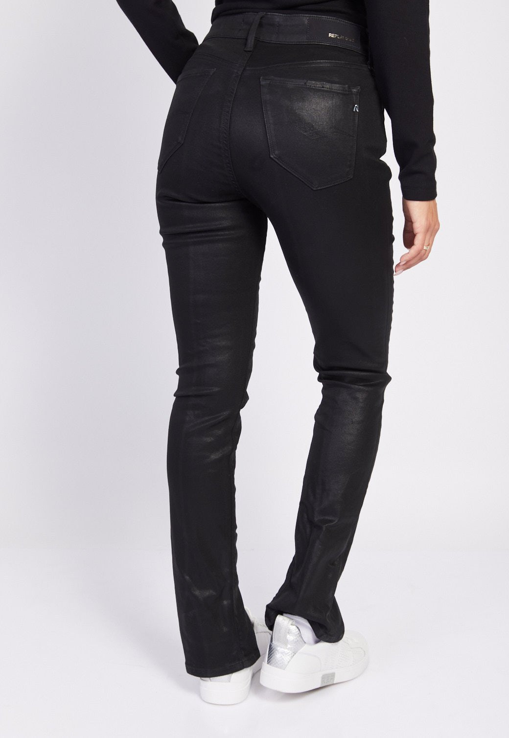 ג'ינס סקיני Luzien עם שסע בחזית נשים - Replay