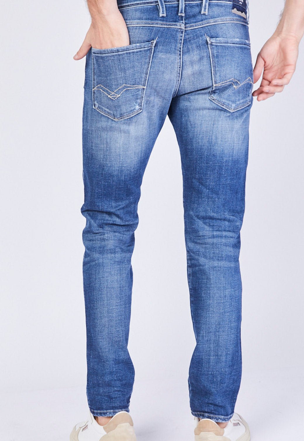 ג׳ינס סקיני שפשופים גברים - Replay
