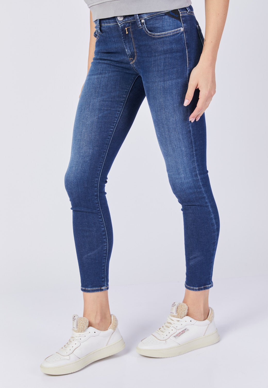 ג'ינס Skinny High Waist New Luz לנשים - Replay