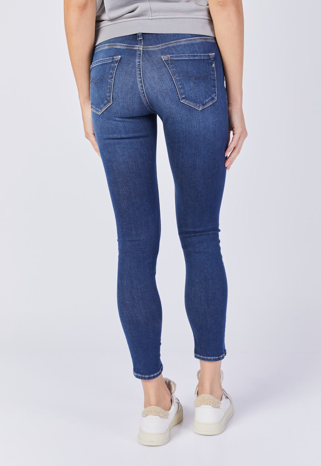 ג'ינס Skinny High Waist New Luz לנשים - Replay