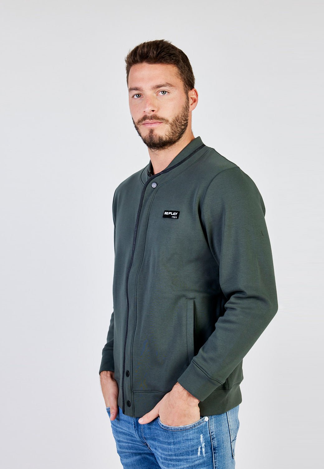 ג'קט בייסבול גברים - Replay