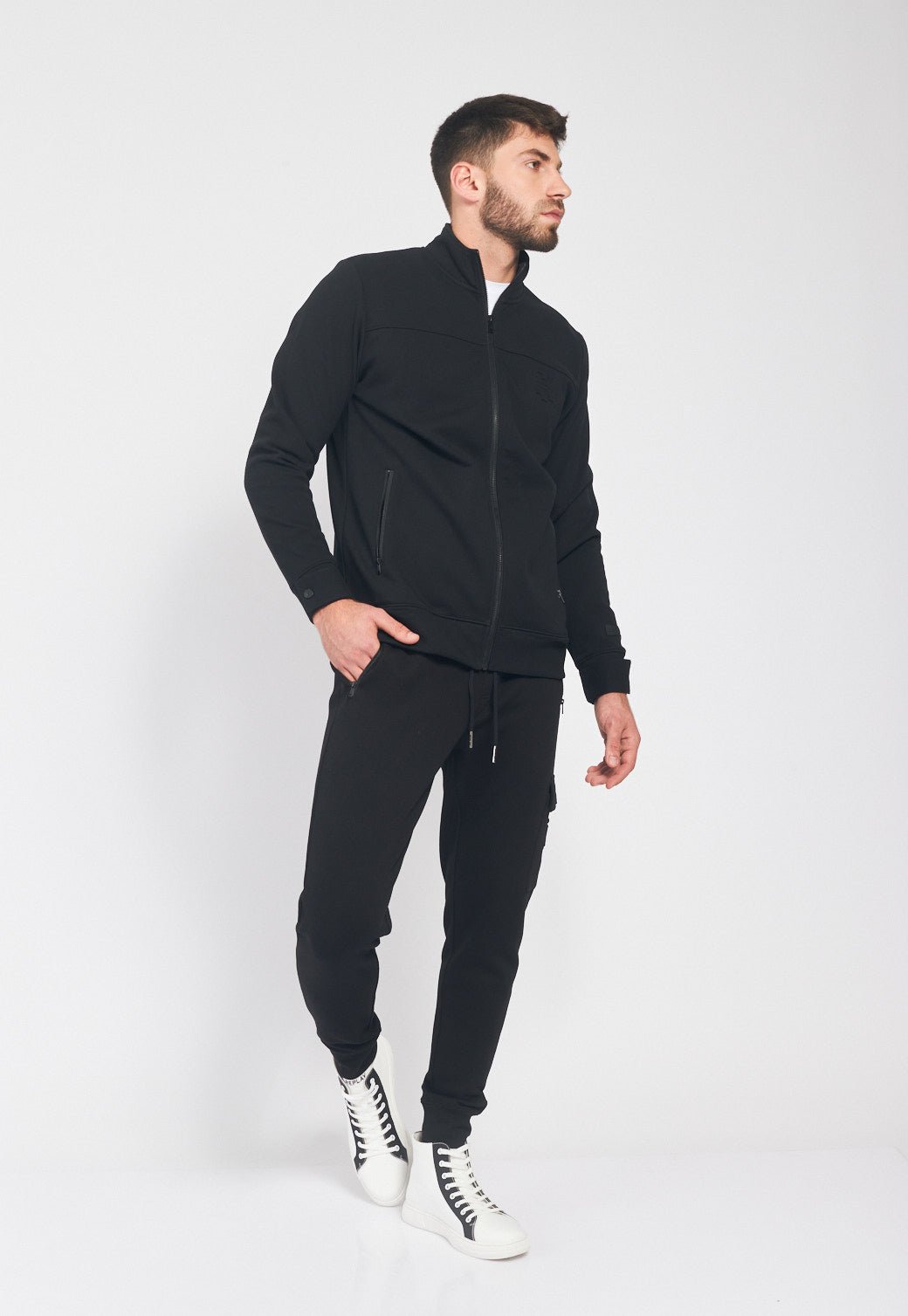 ג'קט מרוכסן עם כיסים צידיים גברים - Replay