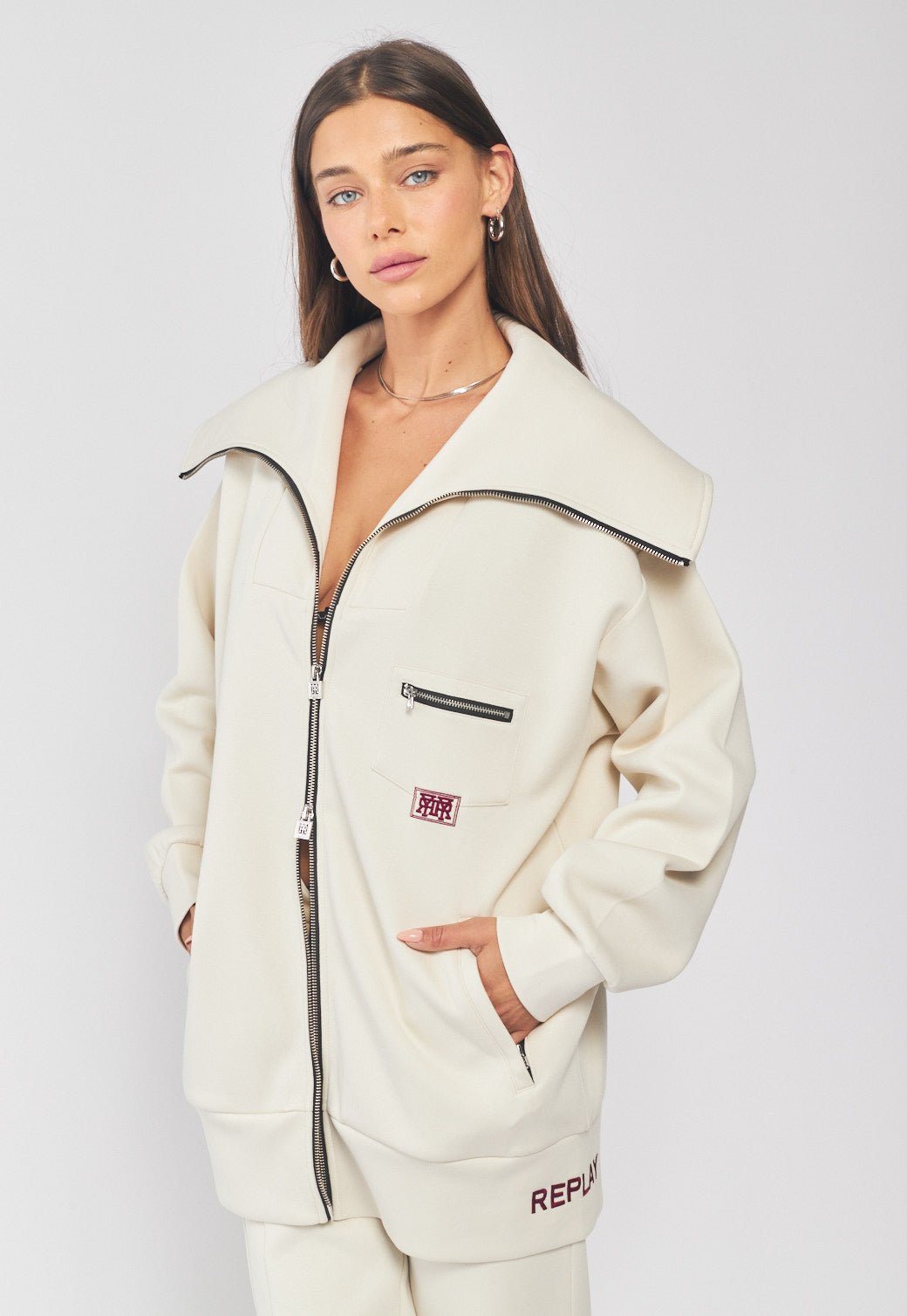 ג'קט סווטשירט נשים - Replay