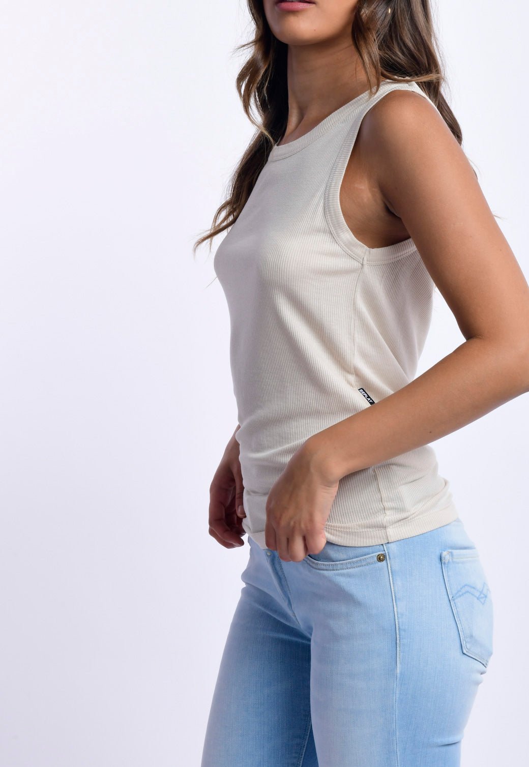 גופייה עם כתפיות עבות נשים - Replay