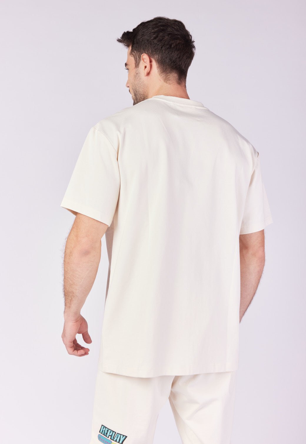 טי שירט אוברסייז עם לוגו גברים - Replay