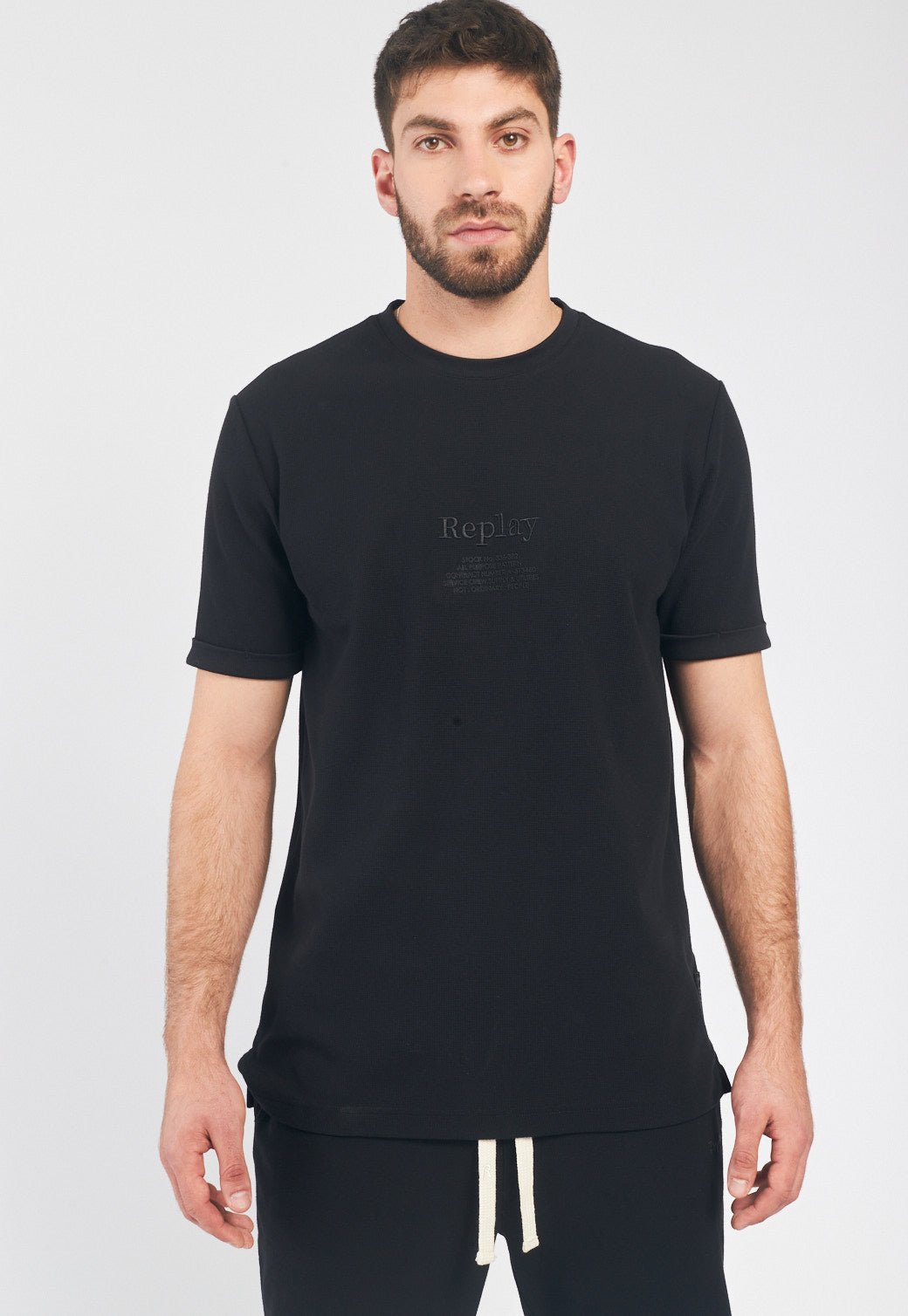 טי שירט פיקה אוברסייז גברים - Replay