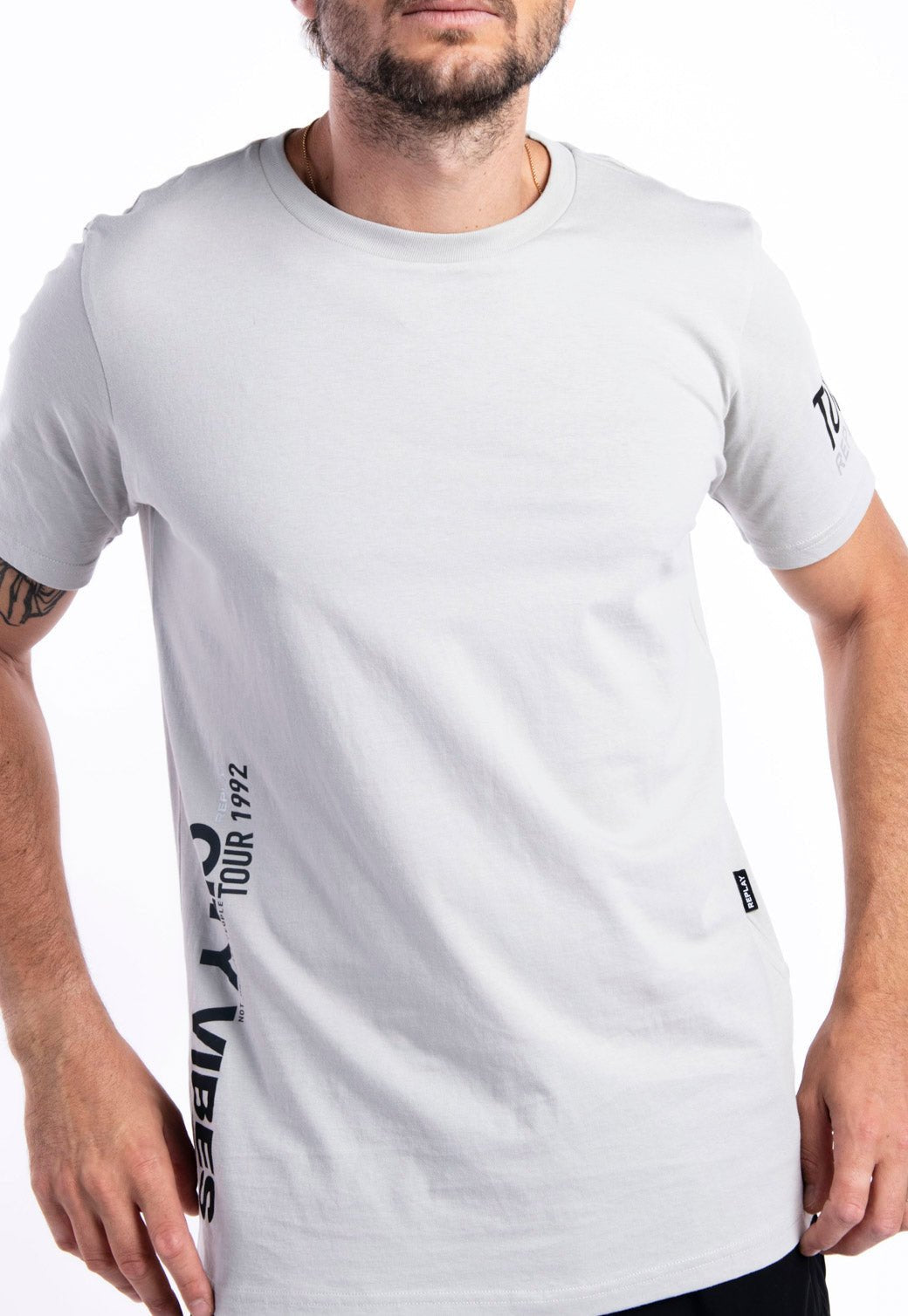 טי שירט קצרה CITY VIBES גברים - Replay