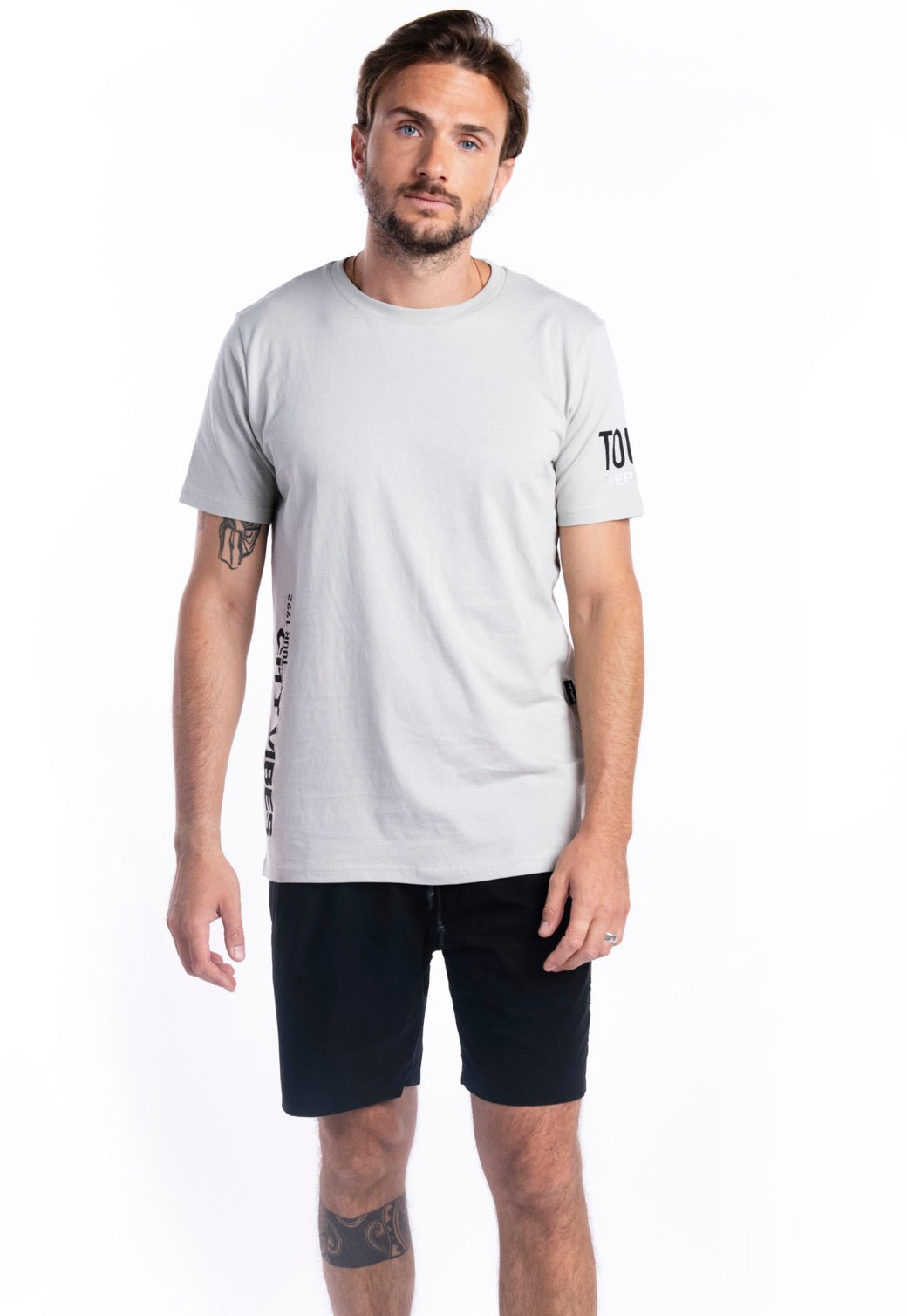 טי שירט קצרה CITY VIBES גברים - Replay