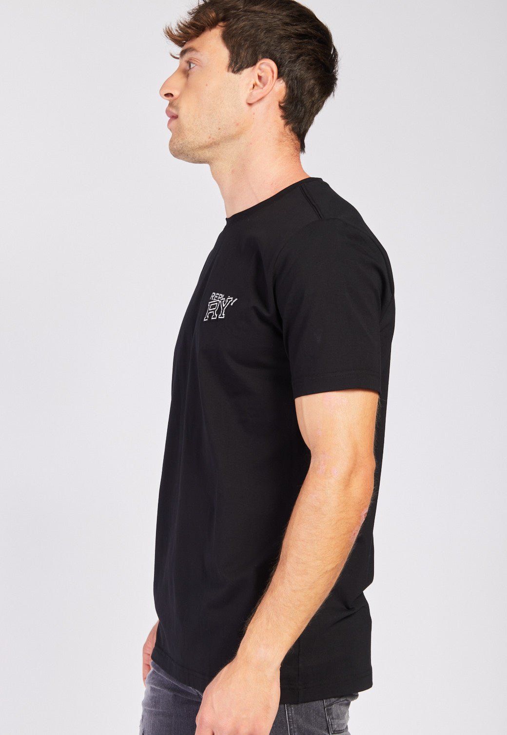 טי שירט קצרה לייקרה גברים - Replay