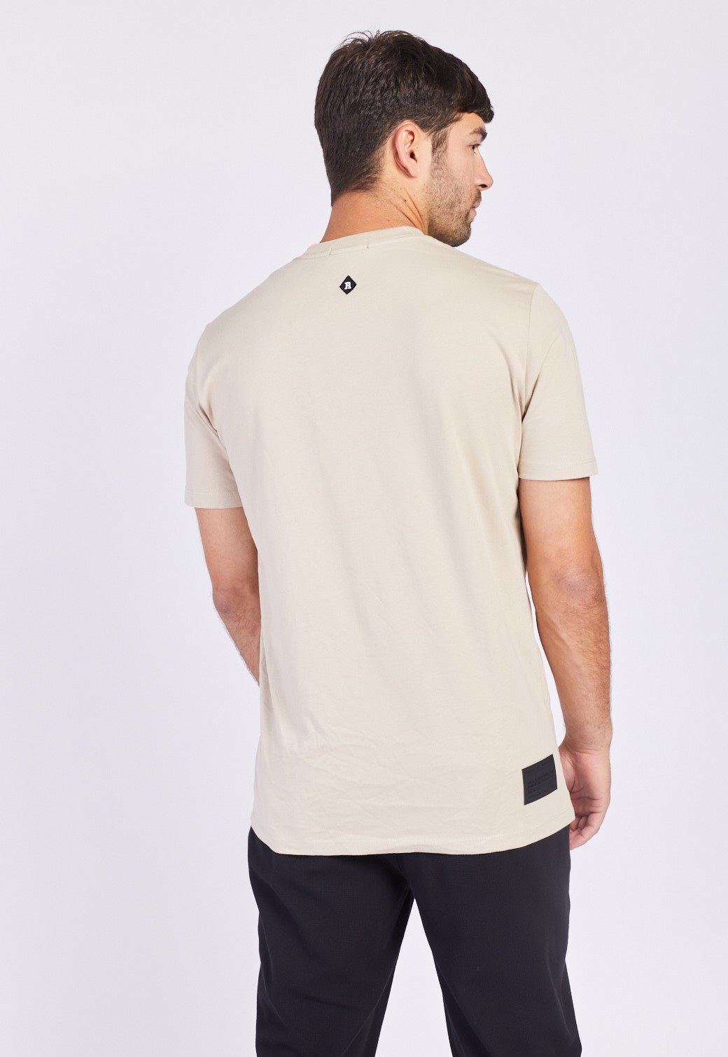 טי שירט קצרה עם הדפס גברים - Replay