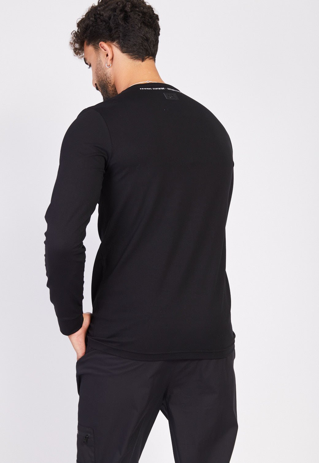 טי שירט לייקרה ארוכה גברים - Replay