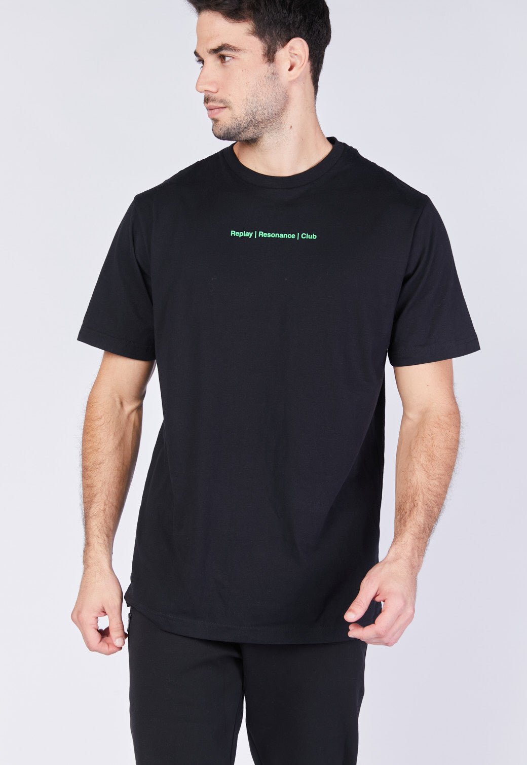 טי שירט עם לוגו גברים - Replay