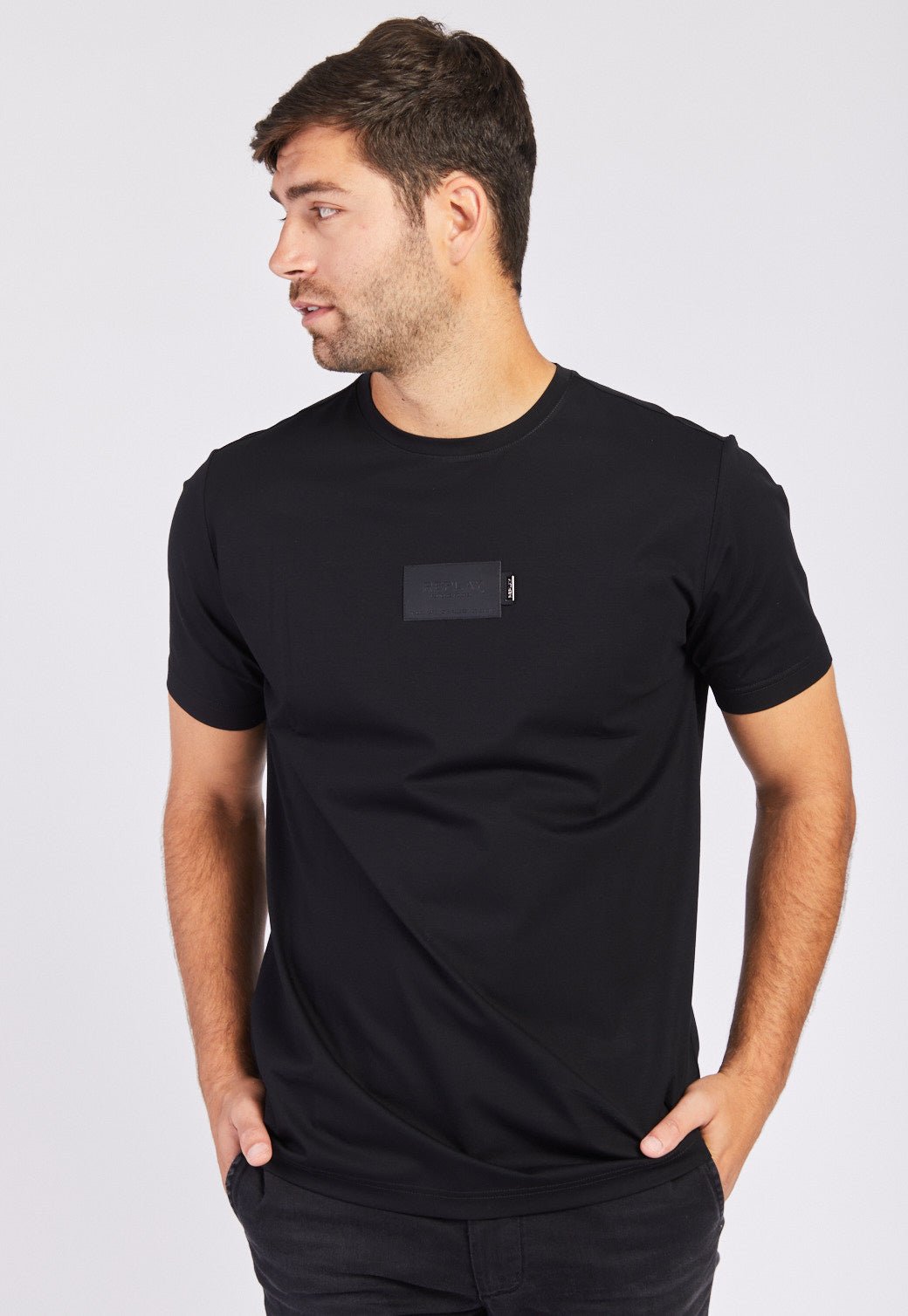 טי שירט מרצרייז קצרה גברים - Replay