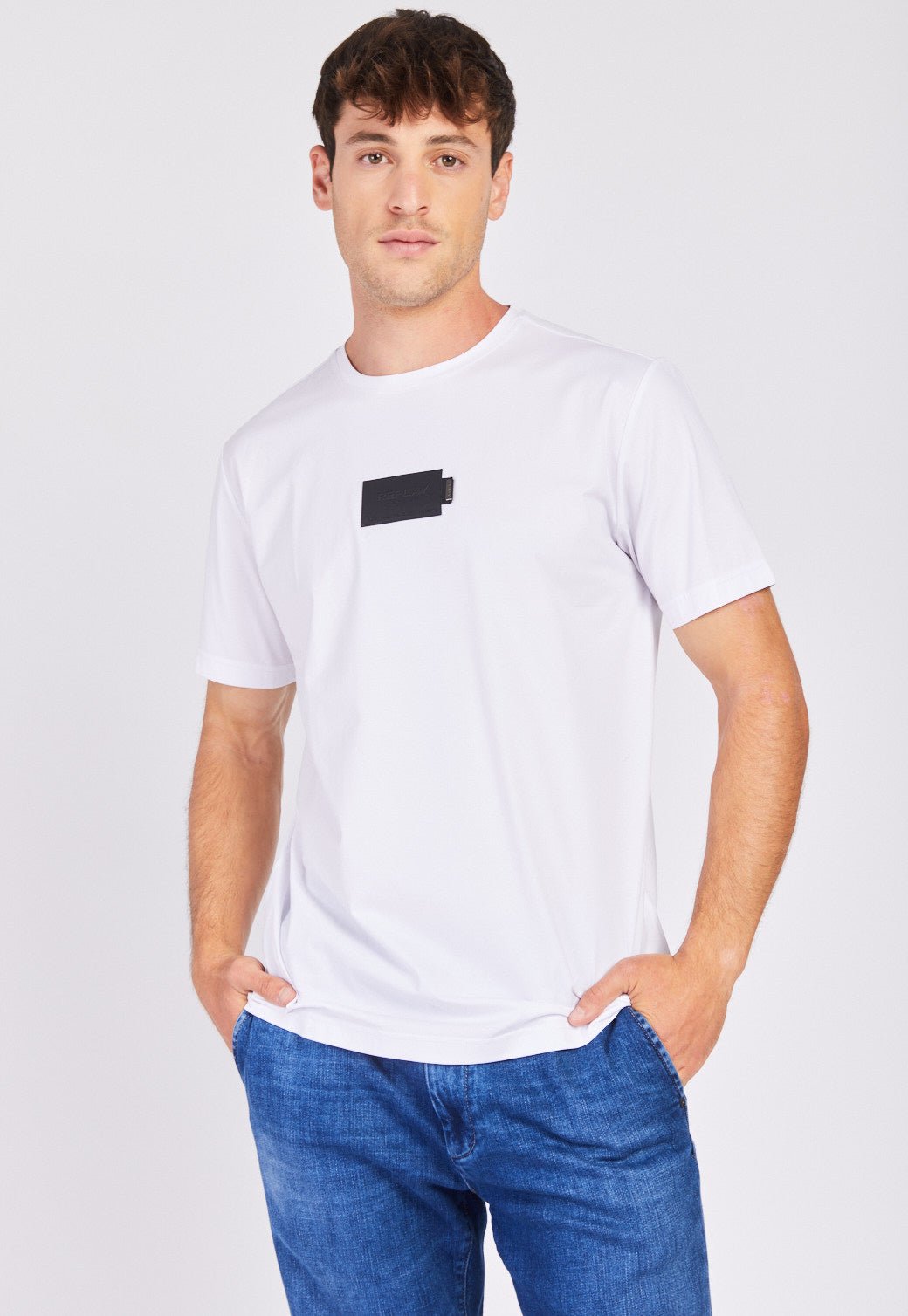 טי שירט מרצרייז קצרה גברים - Replay