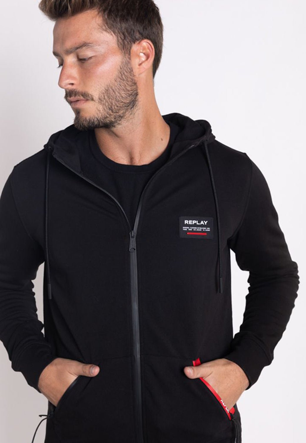 קפוצ'ון עם לוגו גברים - Replay