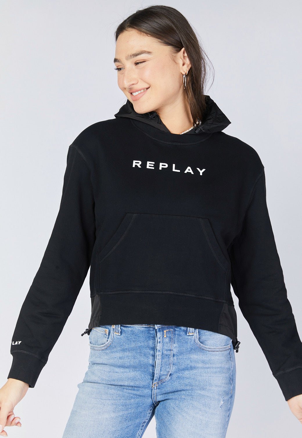 קפוצ'ון עם לוגו נשים - Replay