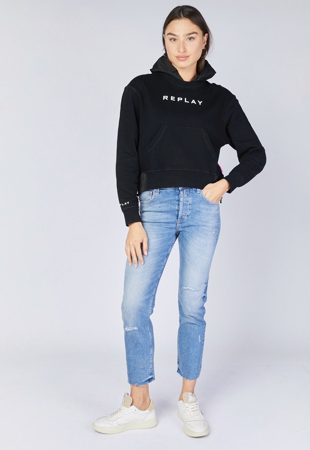 קפוצ'ון עם לוגו נשים - Replay