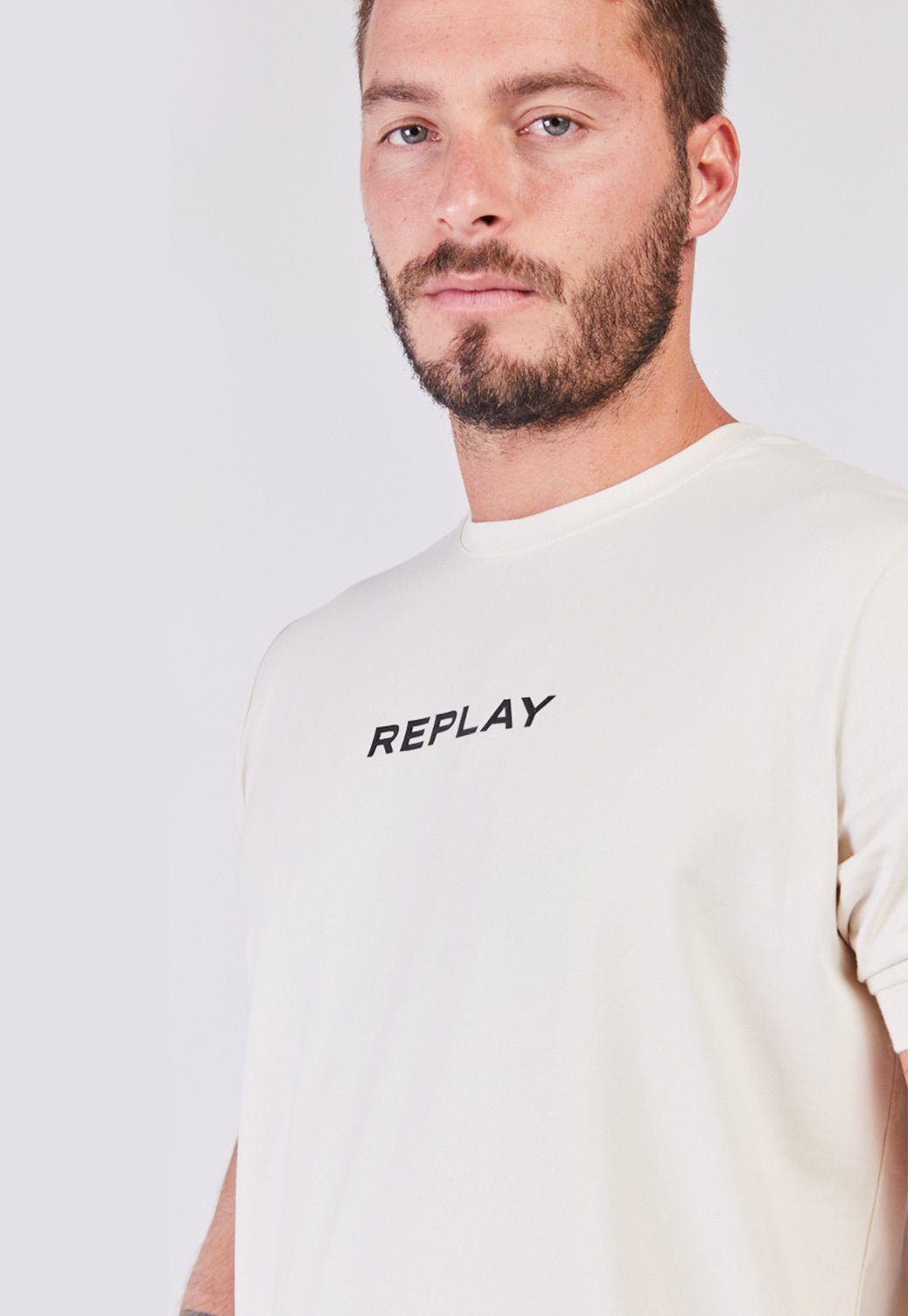 חליפת אופנה ריפליי לגברים בצבע בז' - REPLAY