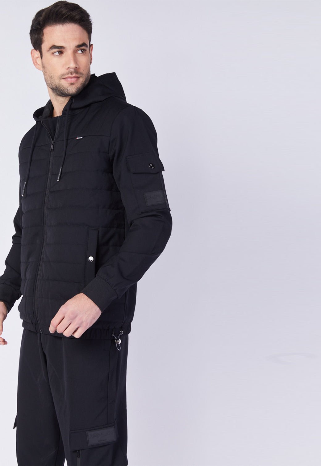 מעיל עם כיס צד גברים - Replay