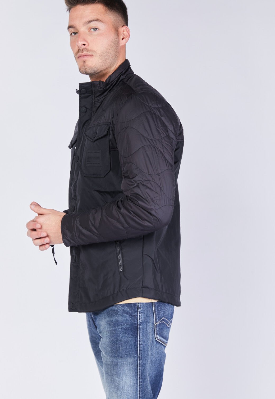 מעיל עם לוגו גברים - Replay