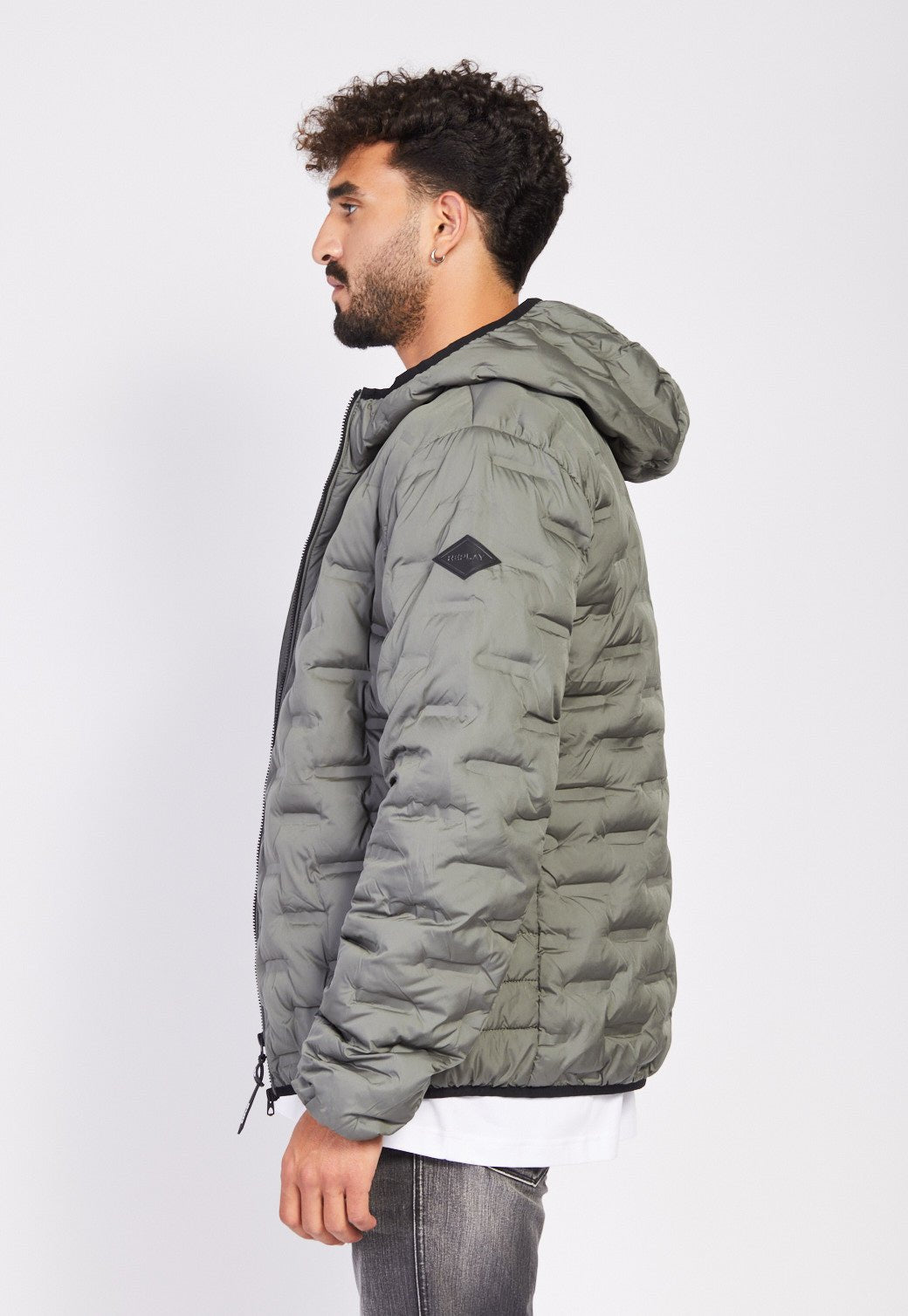 מעיל עם לוגו גברים - Replay