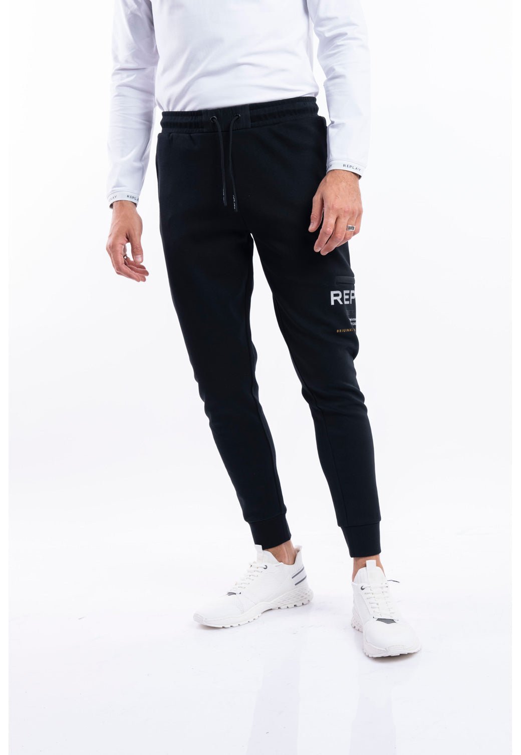 מכנסי אינטרלוק עם רוכסן גברים - Replay