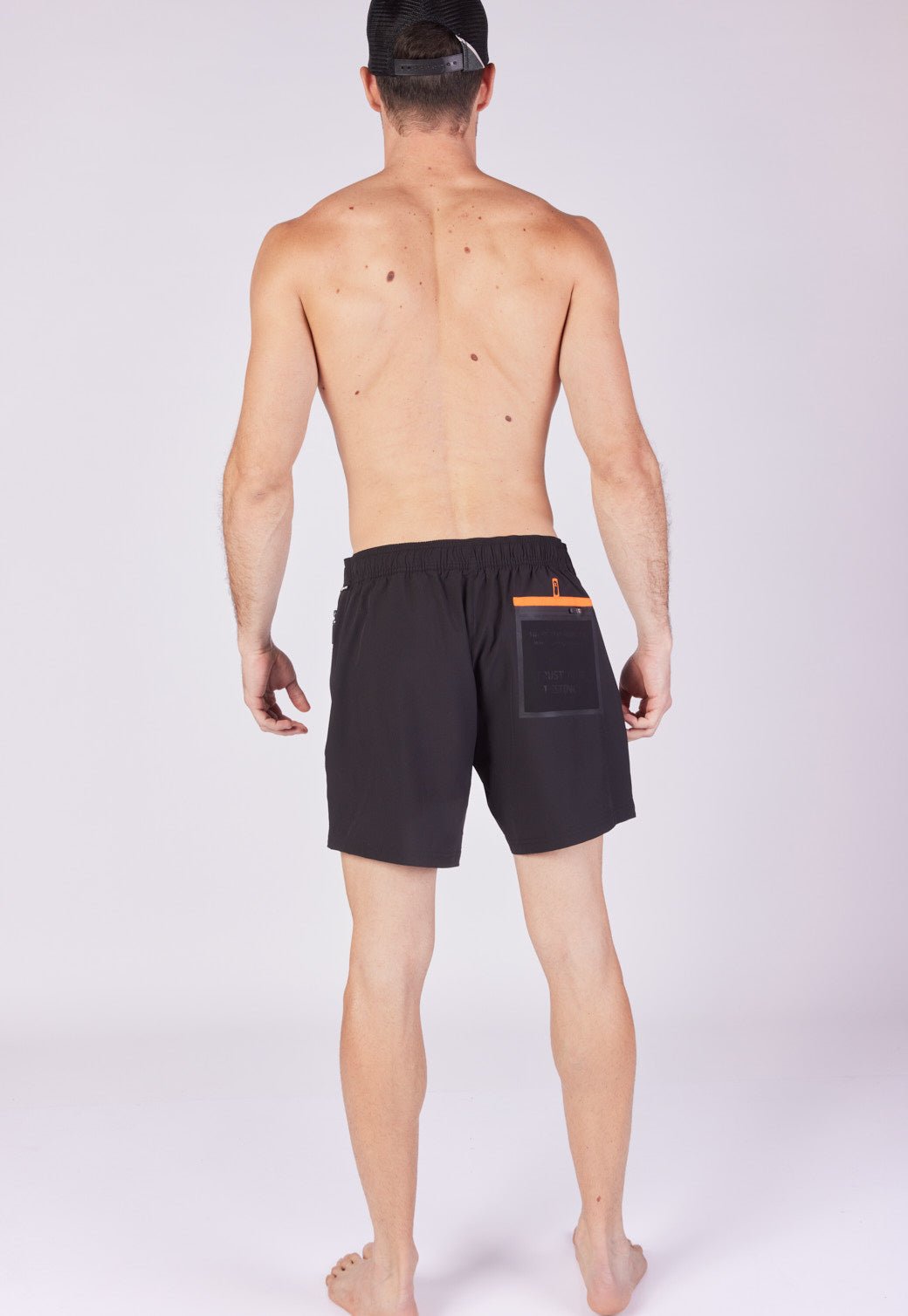 מכנסי בגד ים עם הדפסי לוגו גברים - Replay